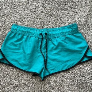 Aeropostale teal Athletic Shorts Lightweight Running Style